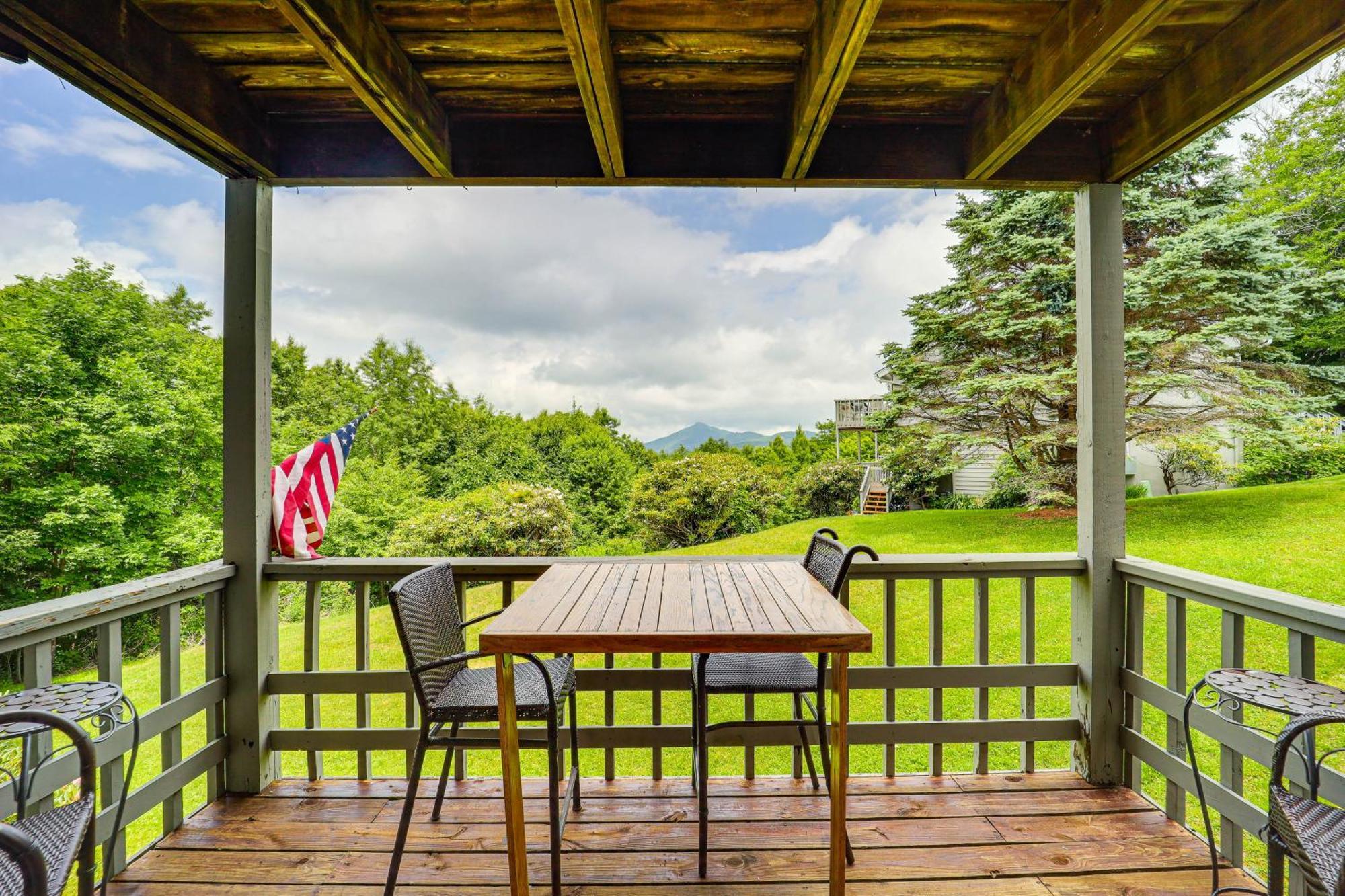 Banner Elk Mountain-View Condo 3 Mi To Skiing! Екстер'єр фото
